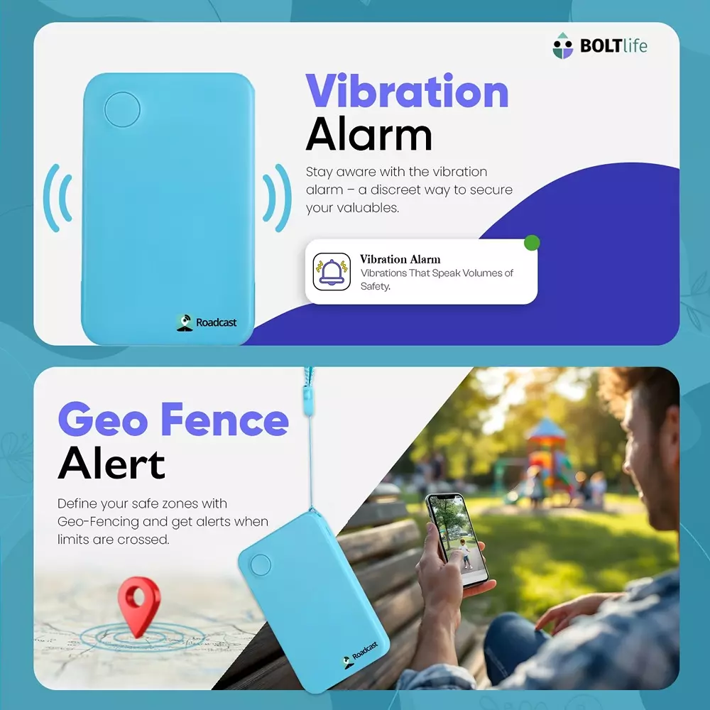 card gps tracker 4g 2 way communication like phone talking with 1 year sim + free tracking platform, blue
