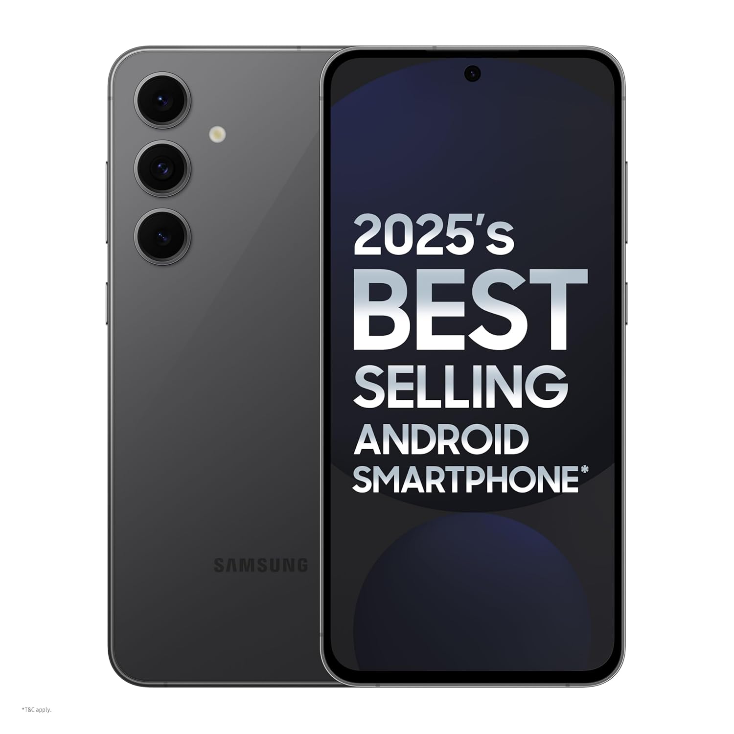samsung galaxy s24 fe 5g ai smartphone (graphite, 8gb ram, 128gb storage)
