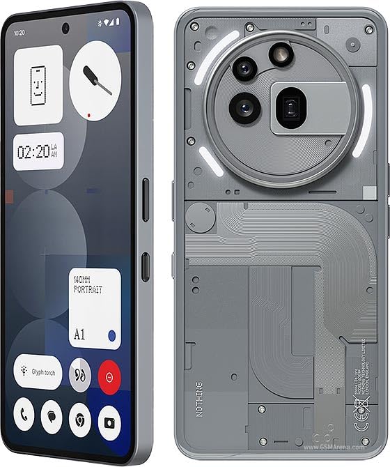 nothing phone (3a) pro 5g (grey, 12gb ram + 256gb storage)